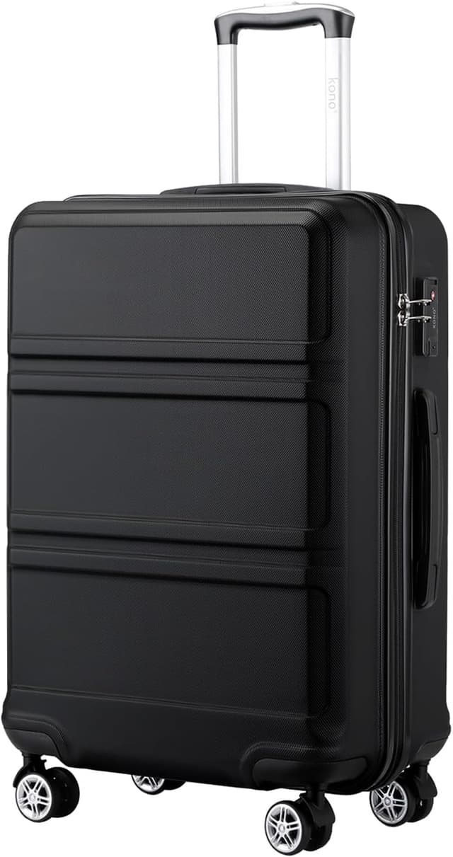 Detalle de KONO Koffer Trolley aus ABS+PC, leicht, 4 Rollen