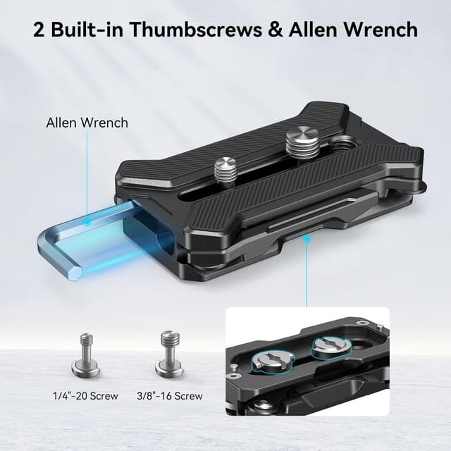 Thumbnail 6 de SMALLRIG 3913 Schnellwechselplatte Arca-Swiss