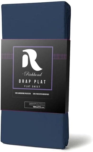 Thumbnail 6 de Richbond Drap Plat 240x270 Microfibre Gris Clair