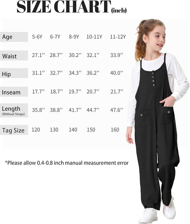 Thumbnail 5 de Rolanko Mädchen Jumpsuit Ärmellos 👗