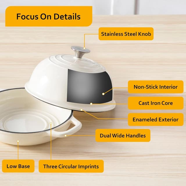 Thumbnail 5 de Velaze 4.8L Pentola in Ghisa Smaltata Ø24