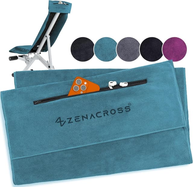 Imagen de ZENACROSS Fitness Handtuch Mikrofaser 120x50 en OfertitasTOP