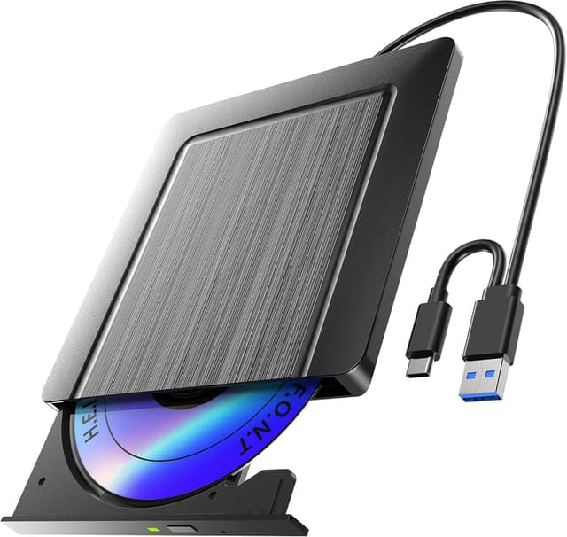 Detalle de Externes CD DVD Laufwerk USB 3.0 Ultra dünn