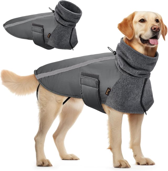 Imagen de SlowTon Abrigo para Perro Invierno con Forro Polar en OfertitasTOP