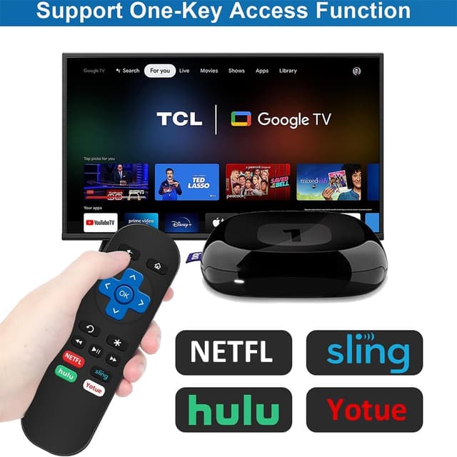 Detalle 2 de Gvirtue Roku replacement remote 2 pack