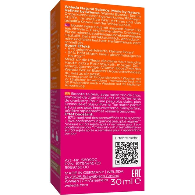 Thumbnail 1 de WELEDA Bio Pore Refining 30ml Vitamin-C-Serum