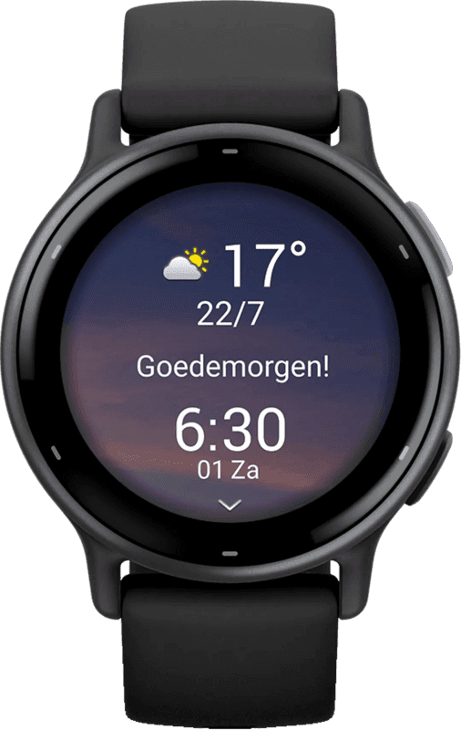 Detalle de Garmin vivoactive 5 Schwarz – Fitness-Smartwatch mit 42-mm-Display, Benachrichtigungen und Garmin Pay