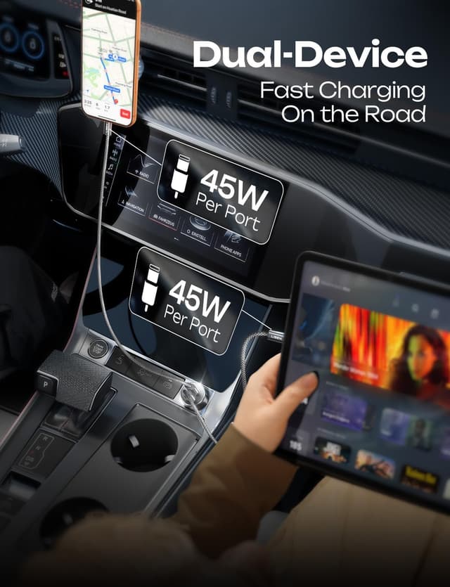 Thumbnail 4 de LISEN 90W Car Charger for iPhone