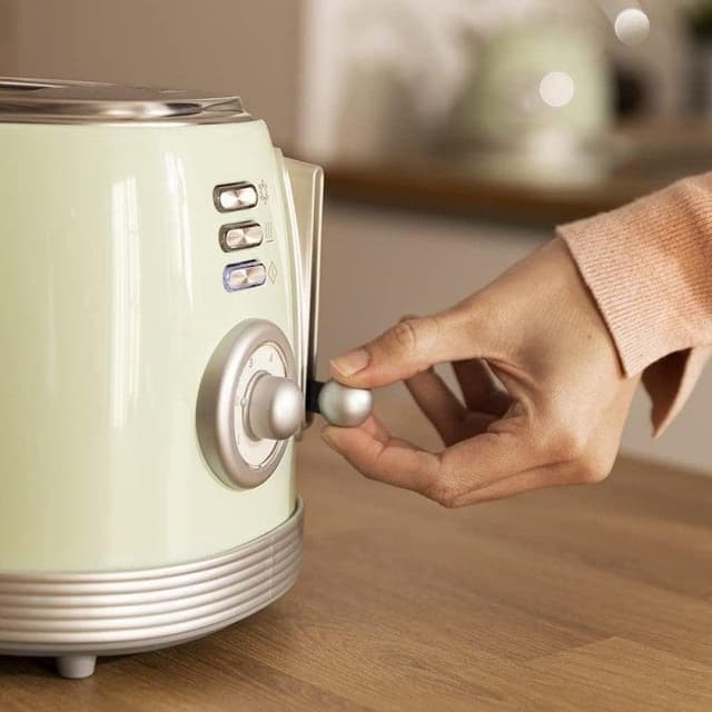 Detalle de cecotec Toast&Taste 800 Vintage 850W tostadora doble ranura