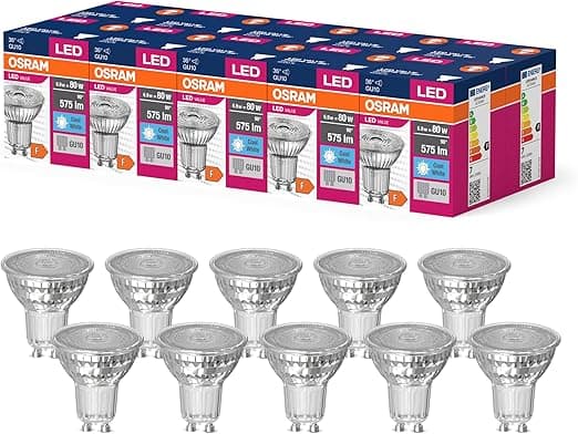 Detalle de OSRAM Valor Estrella LED PAR16 GU10 575 Lúmenes 🌟