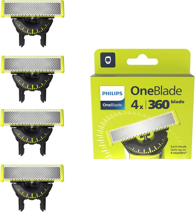 Detalle de Philips OneBlade 360 Ersatzklingen 4er-Pack