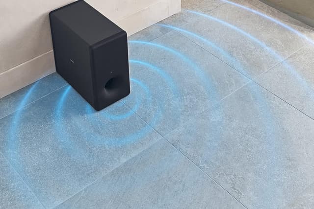 Detalle de Sony SA-SW3 Compact Subwoofer (Black) for compatible Sony soundbars