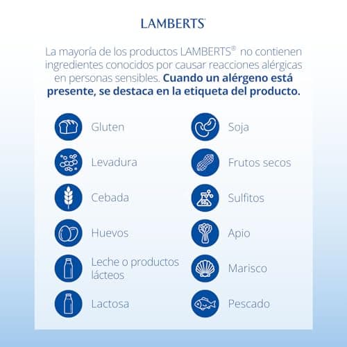 Thumbnail 6 de Lamberts Betaína HCl Pepsina 324 mg — 180 tabletas 💊