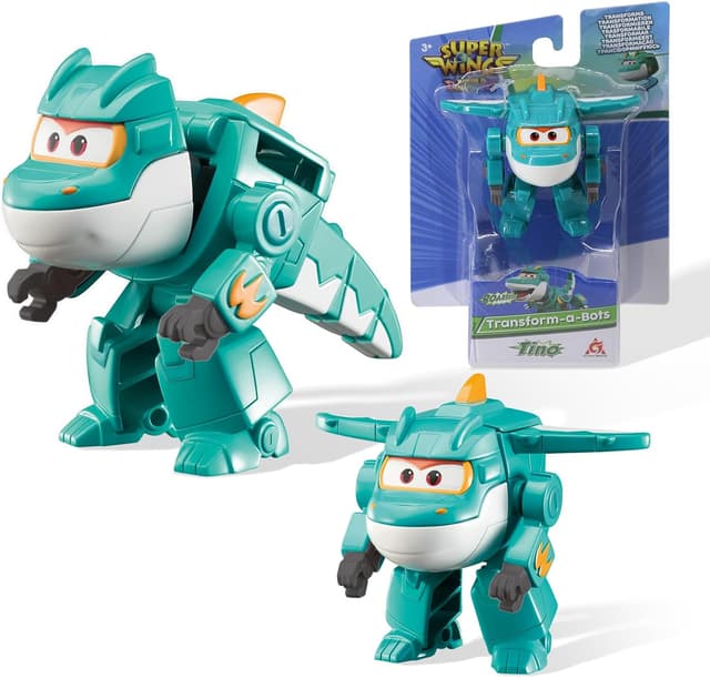 Thumbnail 6 de Super Wings Jett figura 2 in 1 5 cm