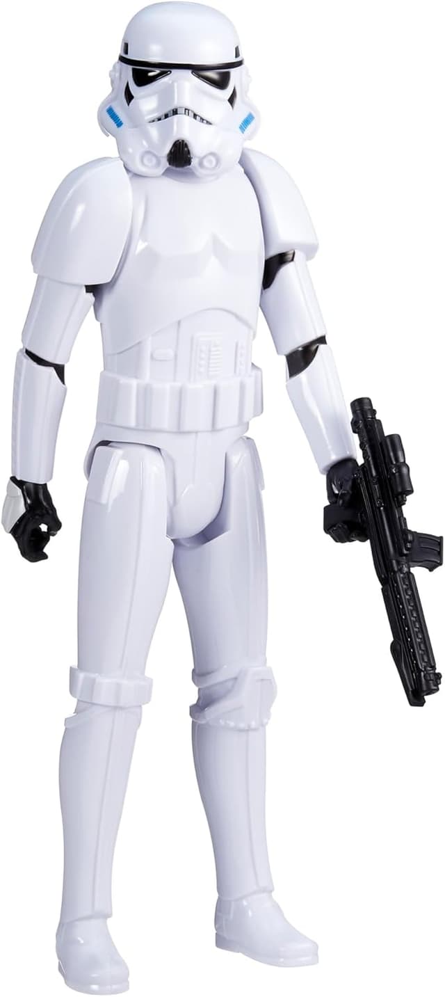 Detalle de Star Wars Hasbro Titan Hero Series: action figure dell’Assaltatore da 30 cm con accessorio blaster