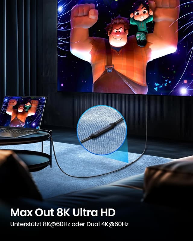 Detalle 2 de Silkland USB4 Verlängerung 1 m 40Gbps