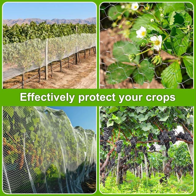 Thumbnail 6 de Lovesmile Katzenschutznetz 3x10 m Vogelschutznetz, engmaschig (Maschenweite 2,5 x 2,5 cm), reißfest & wiederverwendbar, ohne Bohren (weiß)