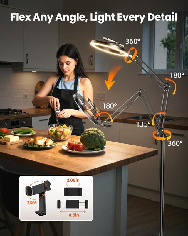 Detalle de Evershop overhead ring light 70.8