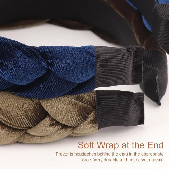 Thumbnail 2 de DRESHOW bandeau tressé velours