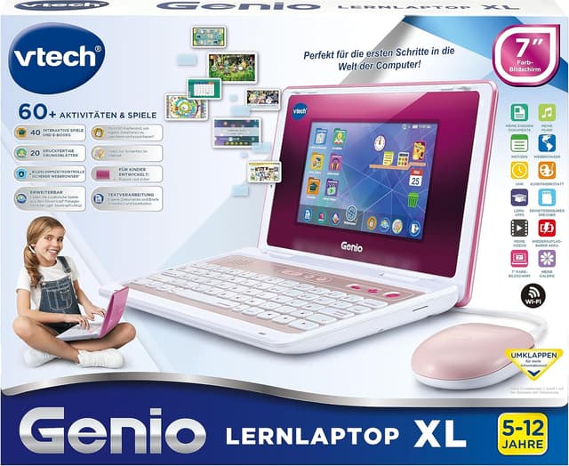 Thumbnail 4 de VTech Genio Lernlaptop XL 7" pink
