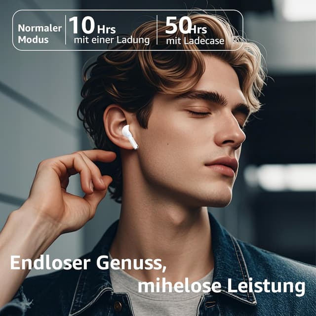 Detalle de YELKUTT Bluetooth Kopfhörer Y68