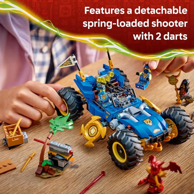 Detalle 2 de LEGO NINJAGO 71856 Jay transforming car toy