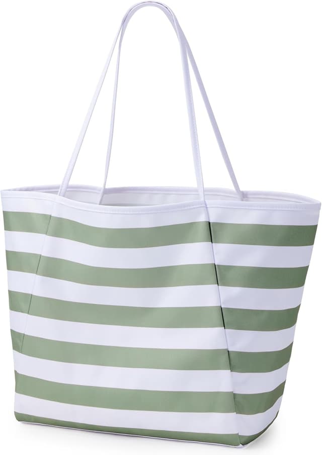 Detalle de KALIDI Strandtasche XXL Familie – wasserdichte Badetasche für Strand, Reisen und Einkaufen