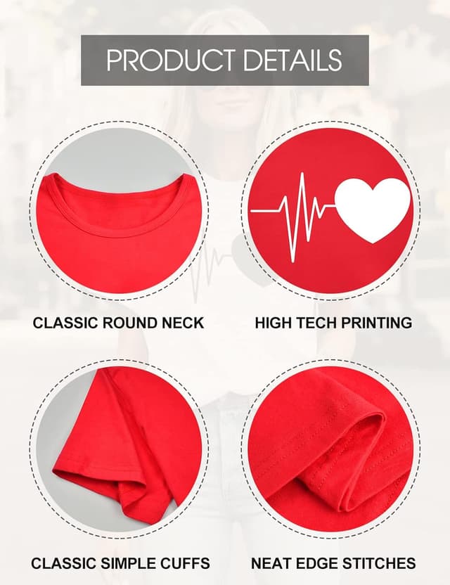 Detalle 2 de Yuson Girl T-shirt femme col rond manches courtes astronaute galaxie et cœur en coton