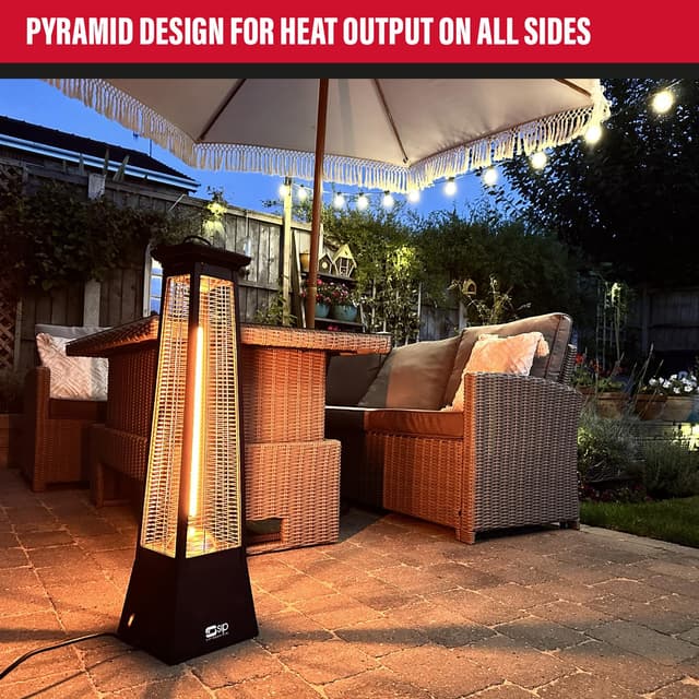 Detalle de SIP Infrared Pyramid Patio Heater 2kW