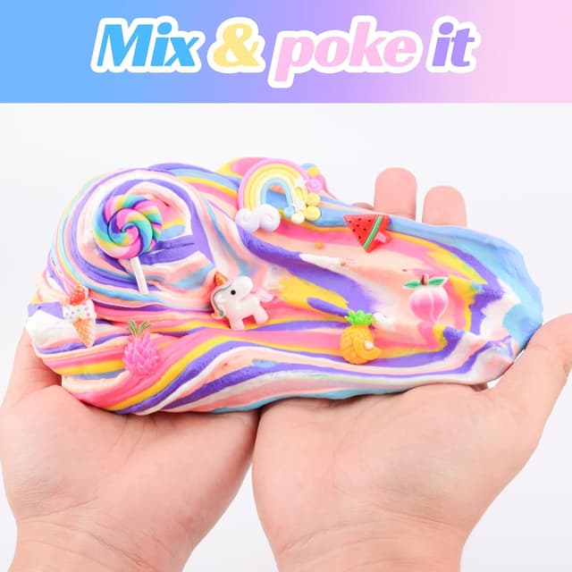 Detalle 1 de Butter Slime Kit 8-pack for Kids 🎲