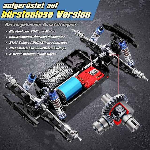 Thumbnail 1 de HAIBOXING 1:18 ferngesteuertes Auto 2,4 GHz All Terrain Monster 48+ km/h