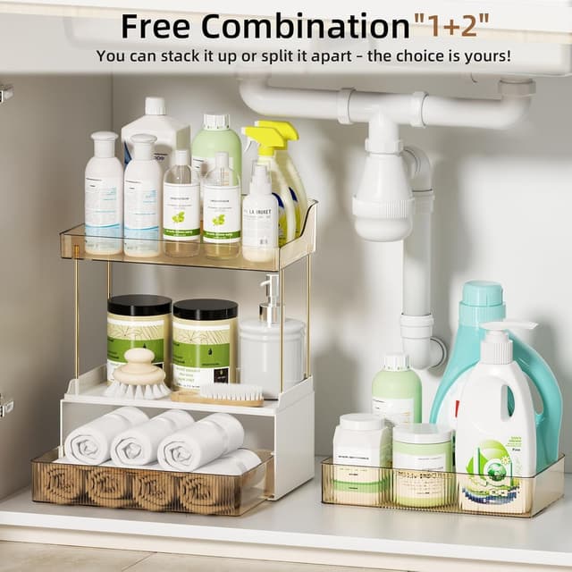 Detalle 1 de KJIXYUNG organizzatore trucco 2 cassetti