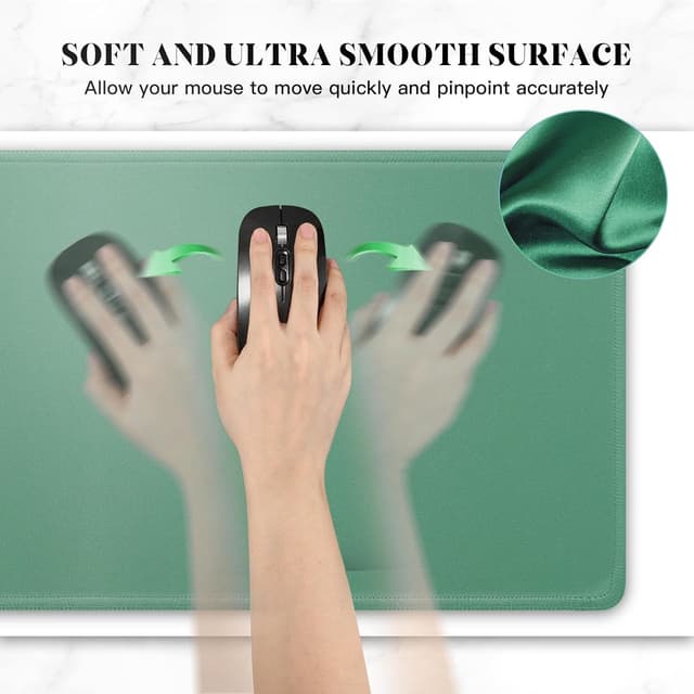 Thumbnail 6 de Gimars 3-in-1 XXL Gaming-Mauspad mit Gelkissen & Handballenauflage, 800 x 305 mm – Dunkelgrün