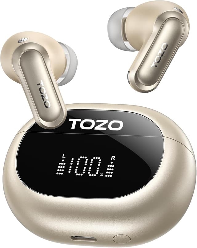 Detalle de TOZO NC20 active noise cancelling earbuds