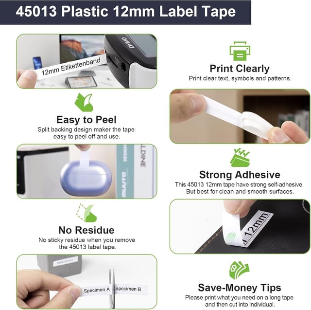 Thumbnail 4 de Dymo 45013 etichette compatibili 12 mm