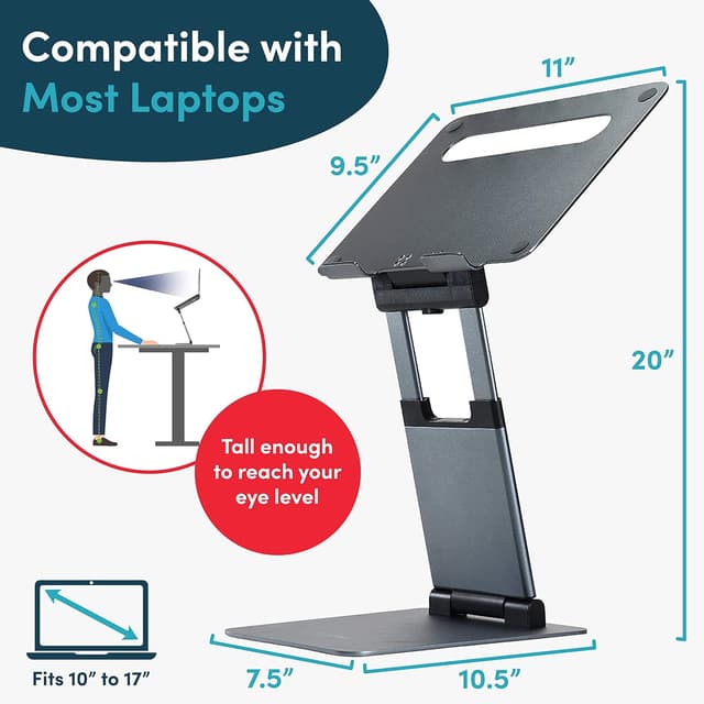 Thumbnail 3 de Lifelong Ergonomic Adjustable Laptop Stand