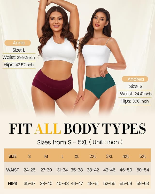 Detalle 2 de SIMIYA 5-pack cotton high-waisted full briefs for women