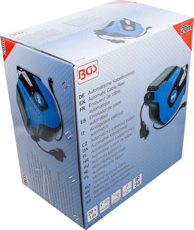 Thumbnail 5 de BGS 3324 enrouleur de câble 20 m 🔌