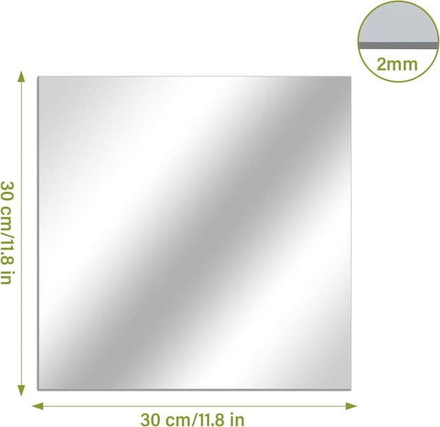 Detalle de Stick On Mirror 4pcs, 30 x 21cm