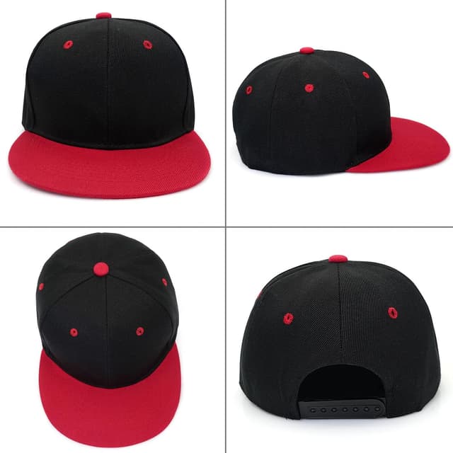 Detalle de WULIQIUQIU unisex snapback hat with flat wide brim