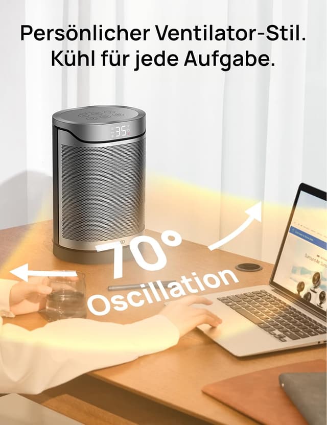 Thumbnail 4 de DREO Keramikheizung 318 1500 W