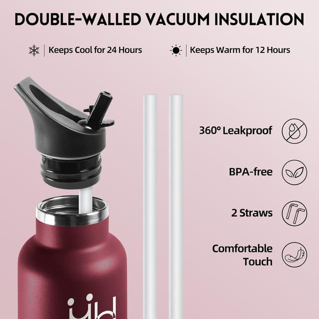 Thumbnail 2 de Motswedi Botella Térmica Deportiva 1000ml Acero Inoxidable 🥤