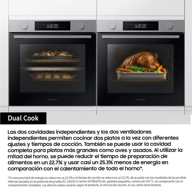 Thumbnail 1 de Samsung NV7B4450VAS/U1 horno pirolítico