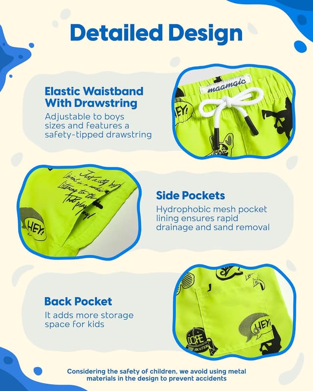 Thumbnail 4 de MaaMgic Kleine Jungen Badeshorts