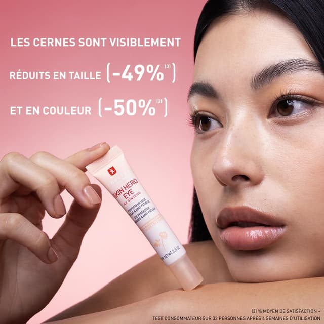 Detalle de Erborian Skin Hero Eye Perfecteur Yeux Non Teinté + Soin Anti-Fatigue (texture légère) – 10 ml