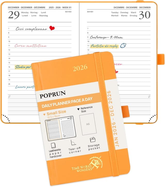 Thumbnail 6 de POPRUN Agenda 2026 giornaliera 21,5 x 14,5