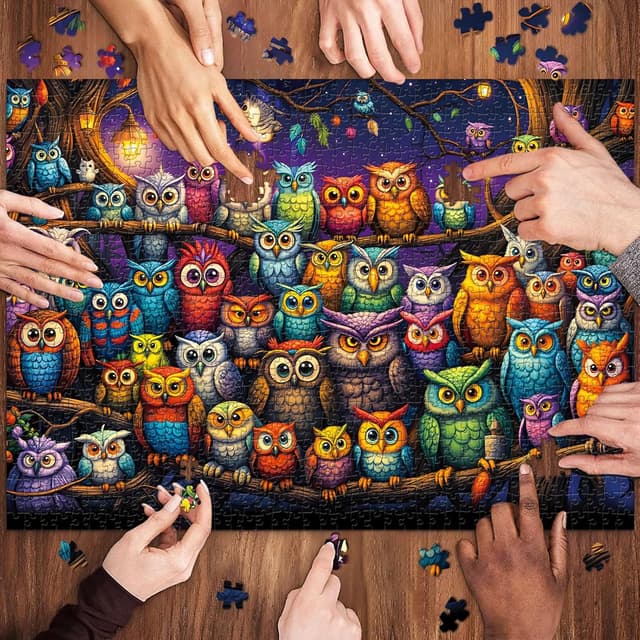 Thumbnail 4 de TangComplete Owl Family Puzzle 🧩