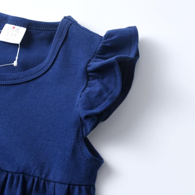 Thumbnail 3 de VIKITA Vestito Ricamo Floreale Manica Lunga Cotone Bambina