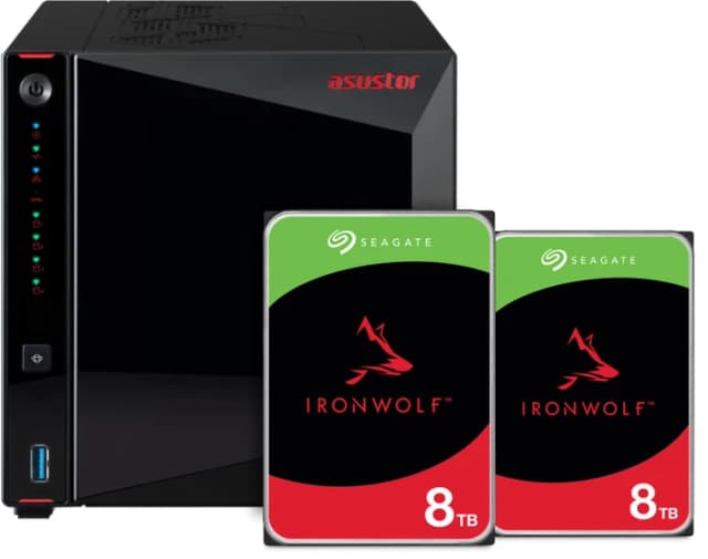 Thumbnail 10 de ASUSTOR AS5404T NAS mit Seagate Ironwolf 16 TB