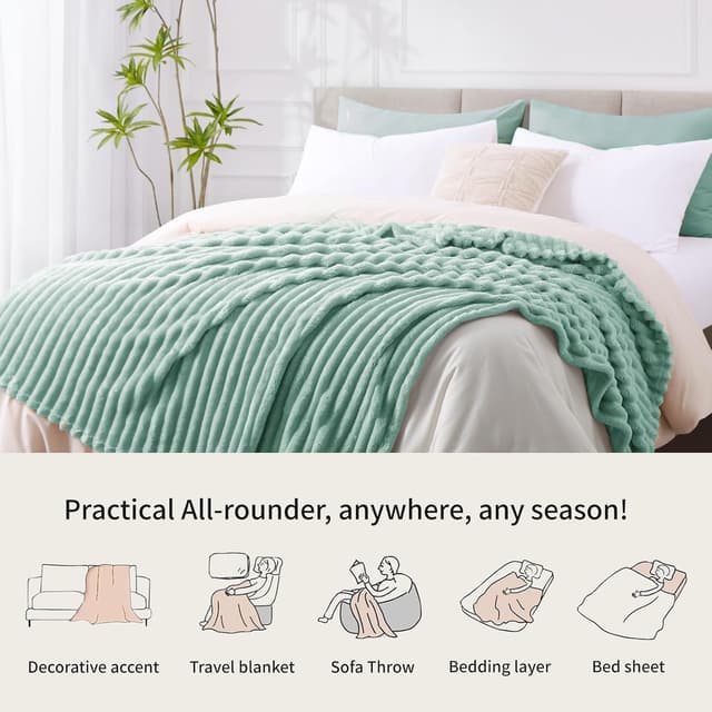 Detalle 2 de RUIKASI Kuscheldecke 150 x 200 cm